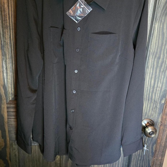 Tops - #28- Black Isaac Mizrahi Live! button-up shirt in size 12